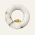 The Anello alabaster wall light in brass