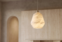The Anfora Alabaster Pendant Light