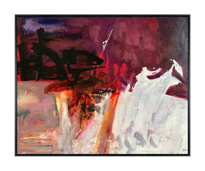 Bravari Canvas Artwork — Black