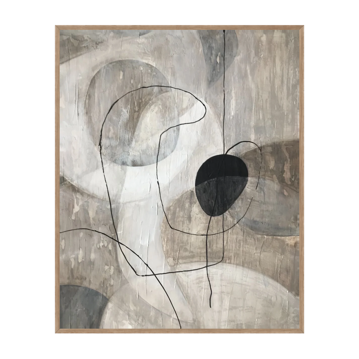 Brera Canvas Artwork — Oak