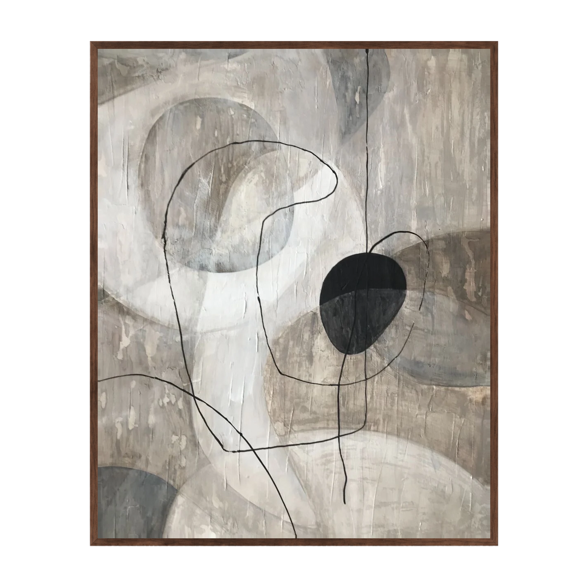 Brera Canvas Artwork — Walnut