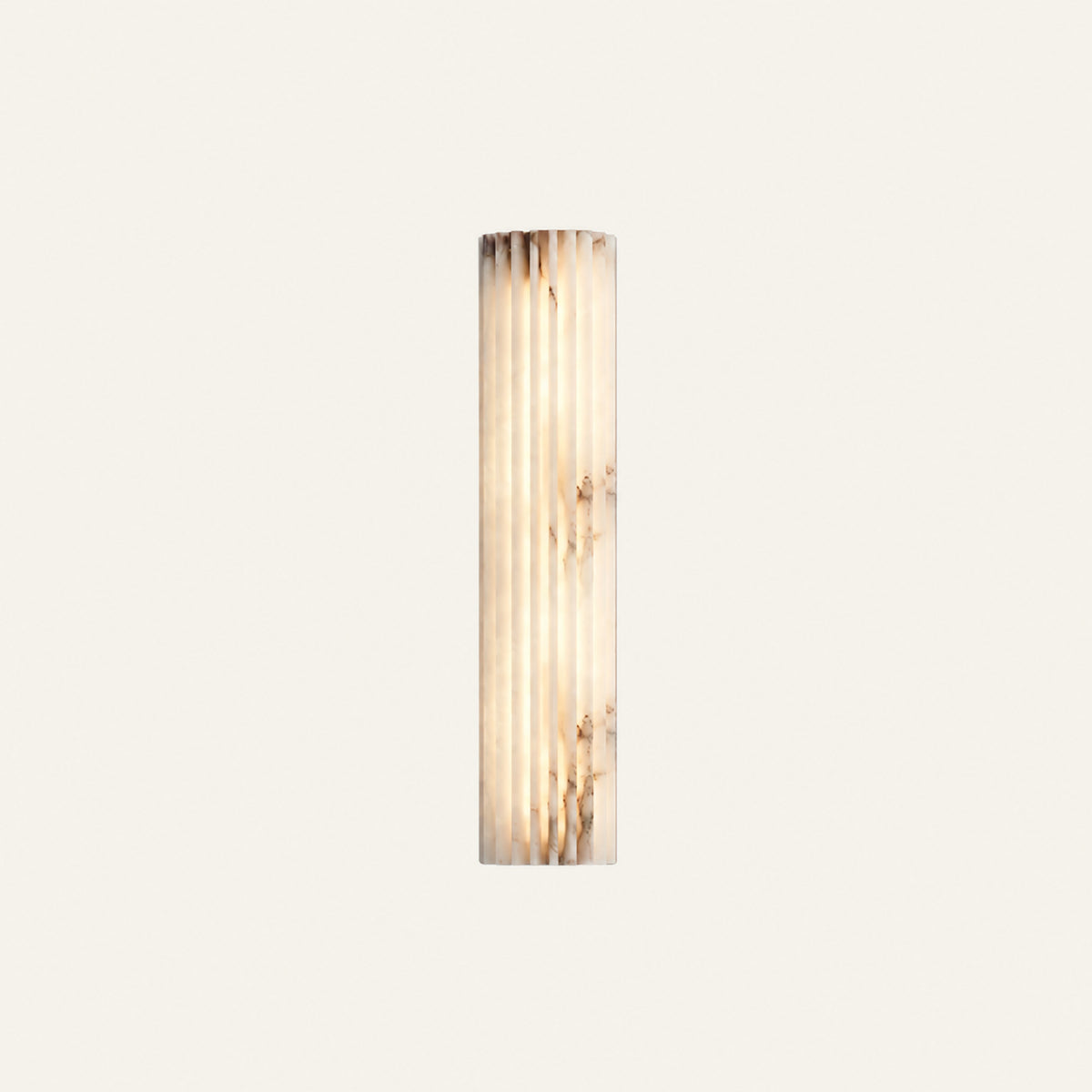 The Cannelé alabaster wall light, H45cm