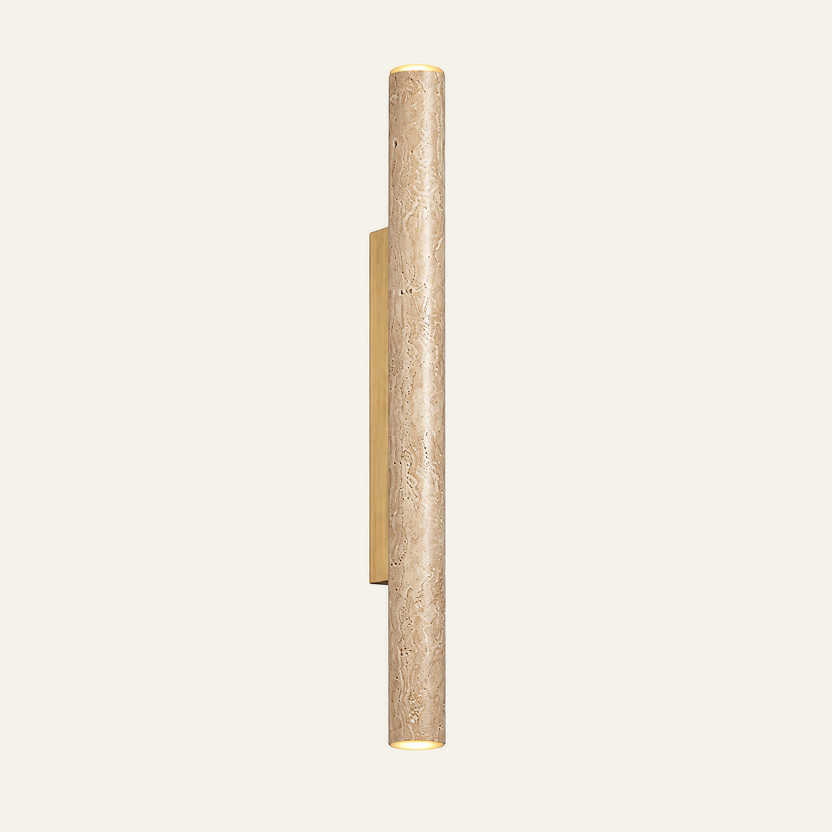 The Canneto travertine wall light, H60cm