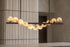 The Filo Alabaster Chandelier, lifestyle close-up