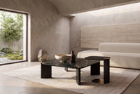 The Gaeta Marble Coffee Table Set