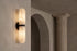 The Gemma Alabaster Wall Light, lifestyle close-up