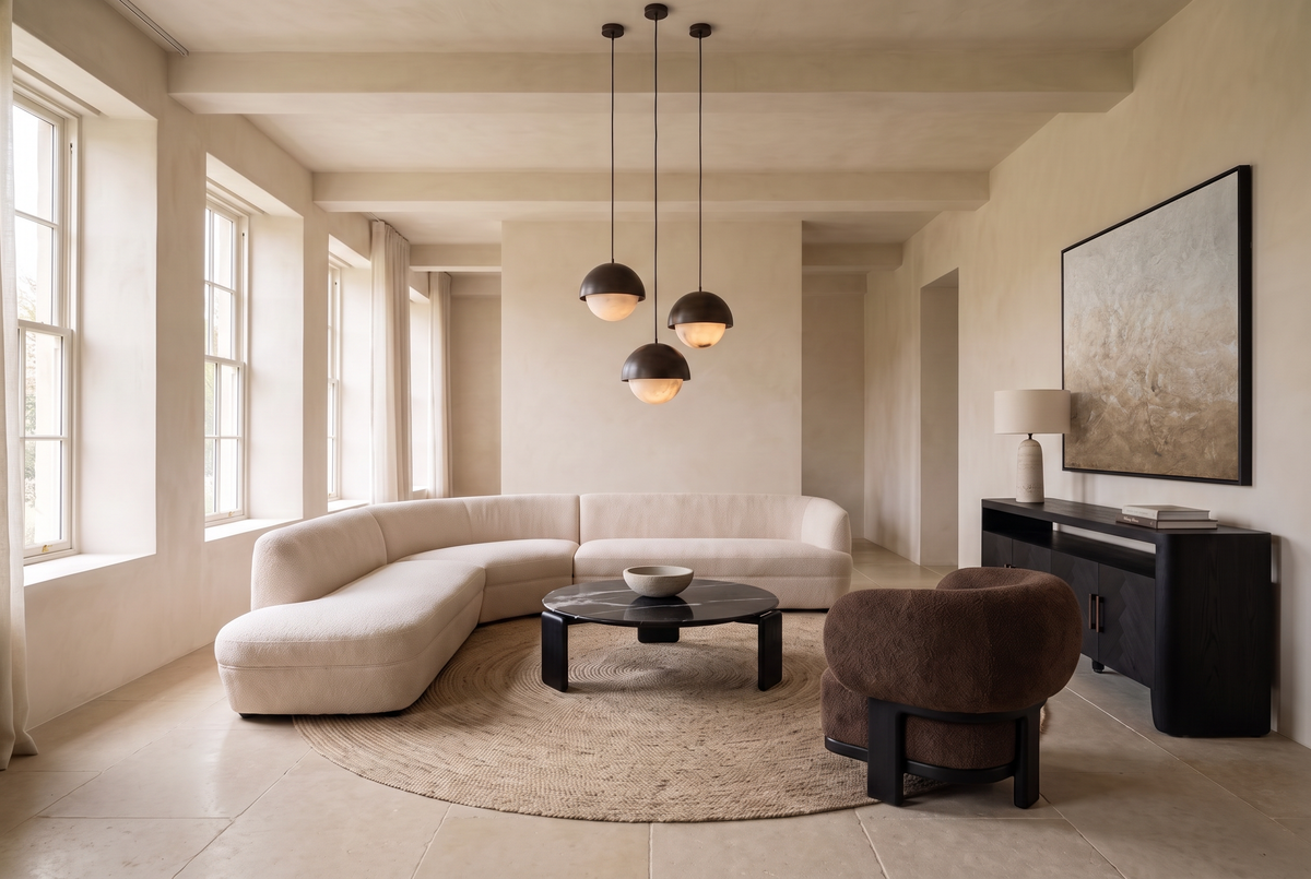Espresso and Cream, a room styled by Kunal Trehan