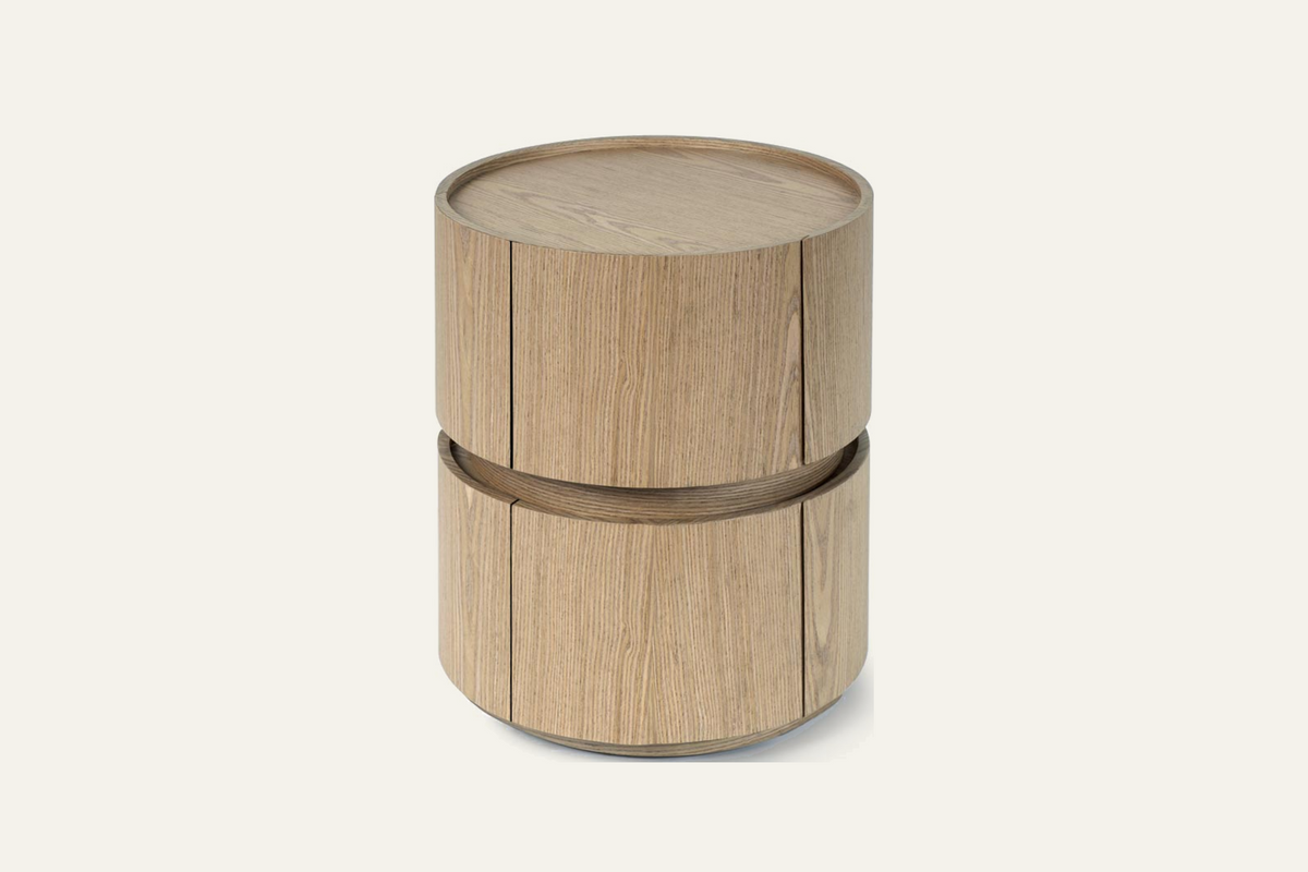 The Bellano Bedside Table in oak
