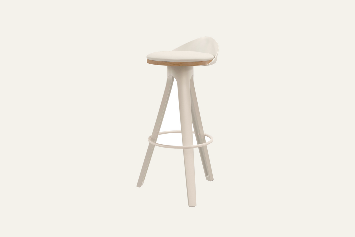The Bonassola Counter Stool in beige