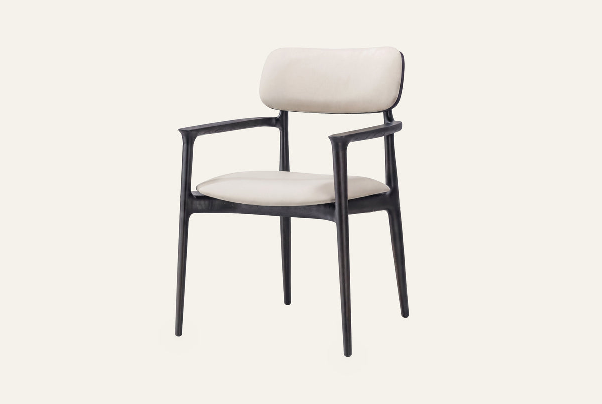 The Brindisi Dining Armchair, studio view