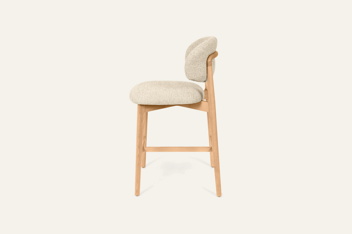 The Cervo Counter Stool, side view