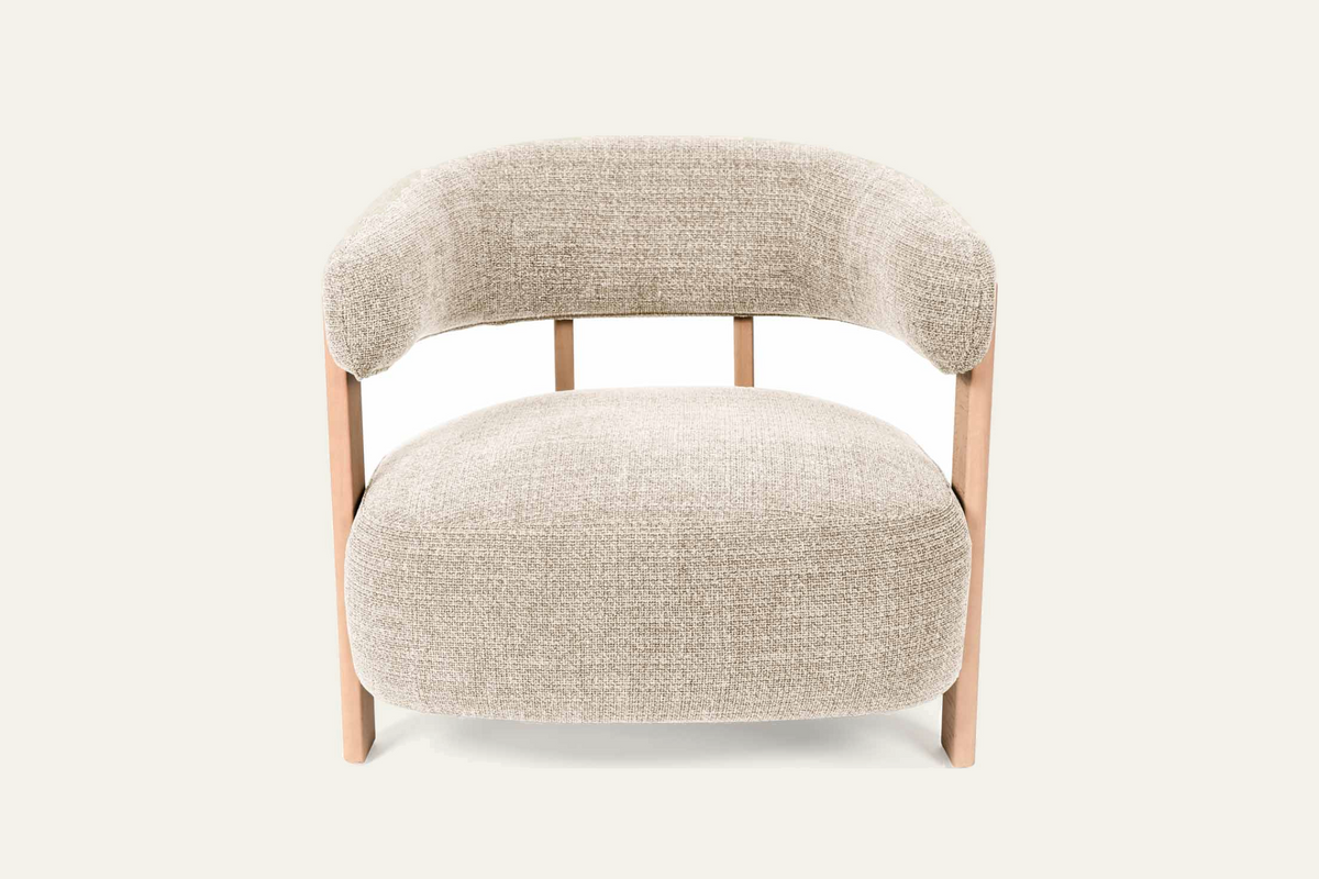 The Cetraro Armchair, front view