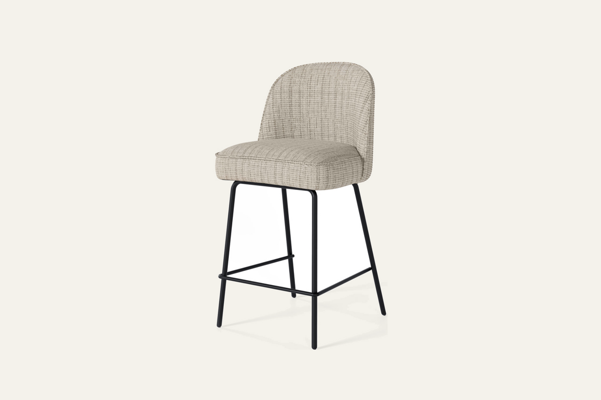 The Deiva Counter Stool in taupe