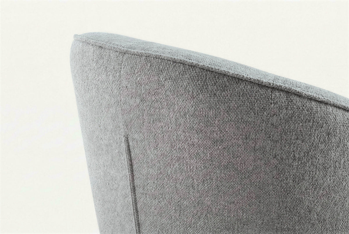 The Erice Accent Chair, close-up of the finish