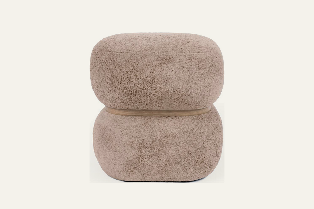 The Gallipoli Pouffe, angled view