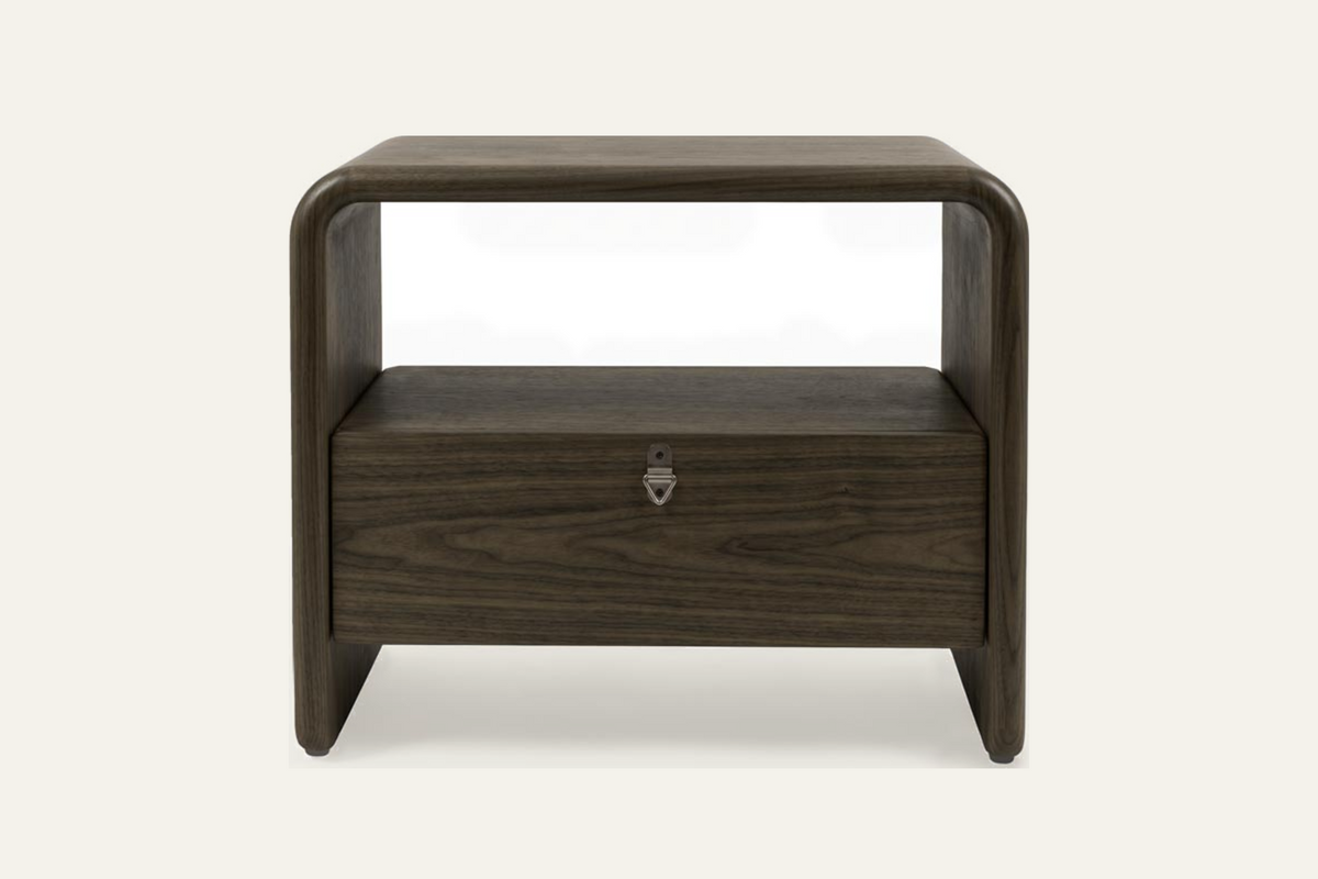 The Gargnano Bedside Table, front view