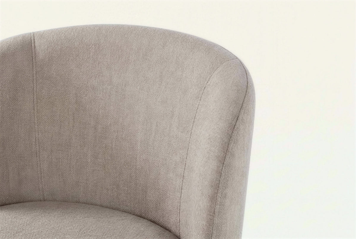 The Lucera Dining Chair, close-up of the finish