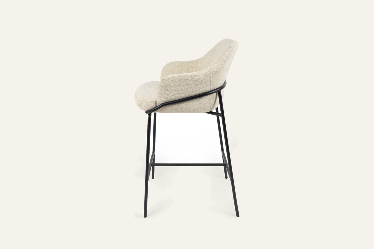 The Moneglia Counter Stool, side view