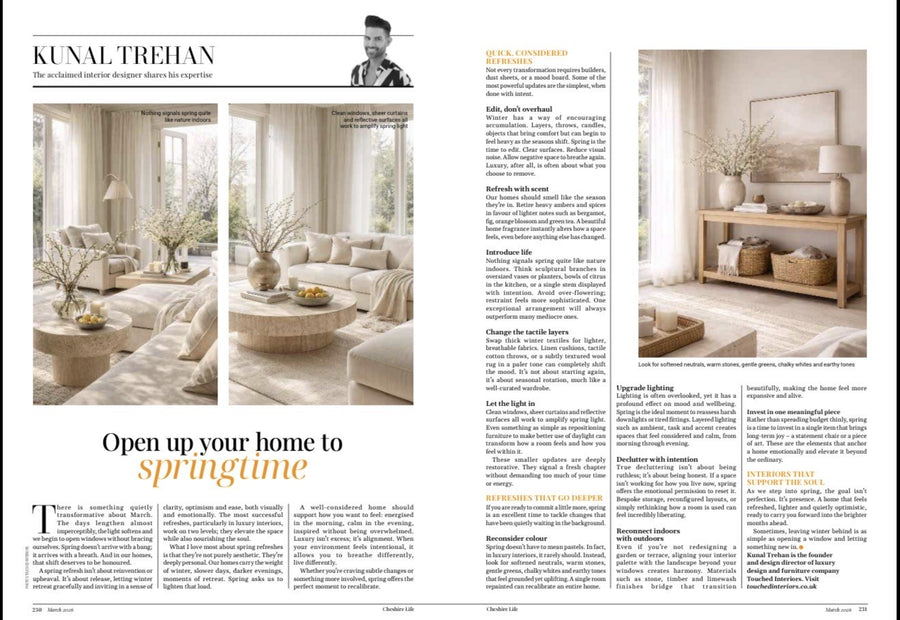 Open Up Your Home to Springtime