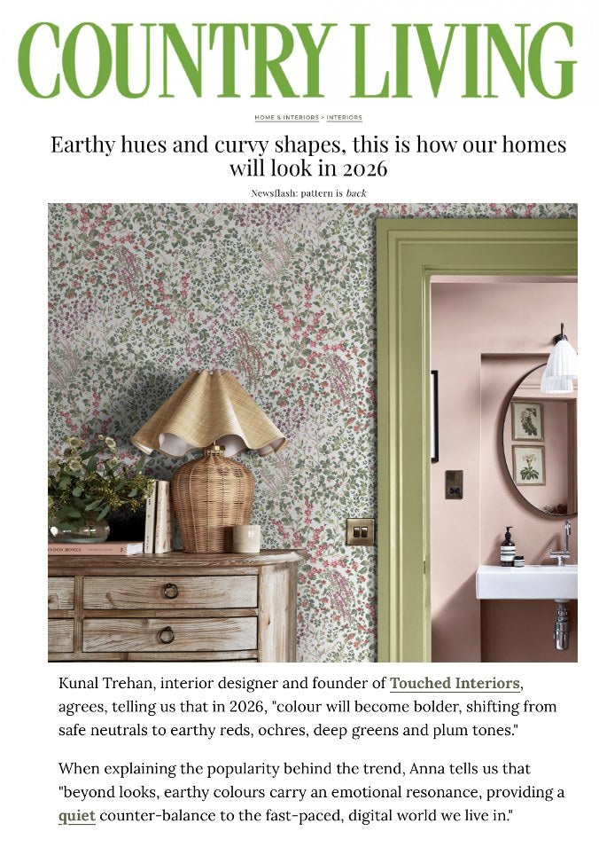 Earthy Hues and Curvy Shapes: How Our Homes Will Look in 2026