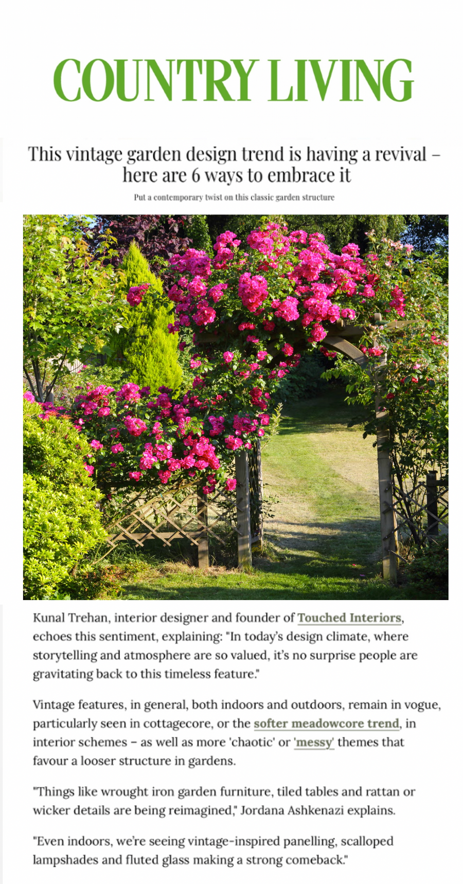 The Vintage Garden Trend Having a Revival