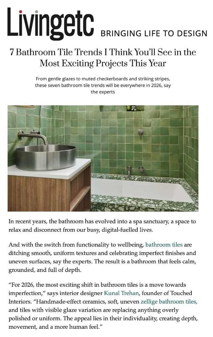 7 Bathroom Tile Trends for 2026