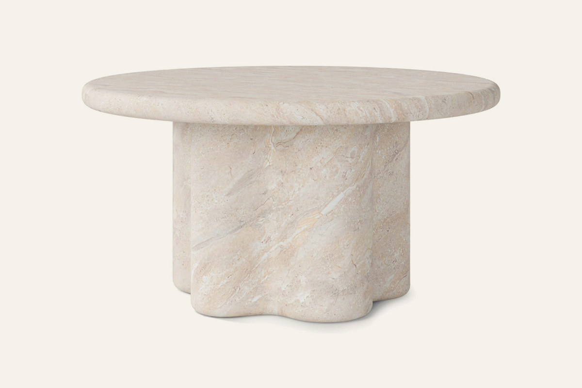 The Ragusa Travertine Finish Coffee Table