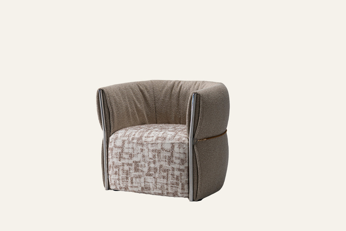 The Rapallo Accent Chair, studio view