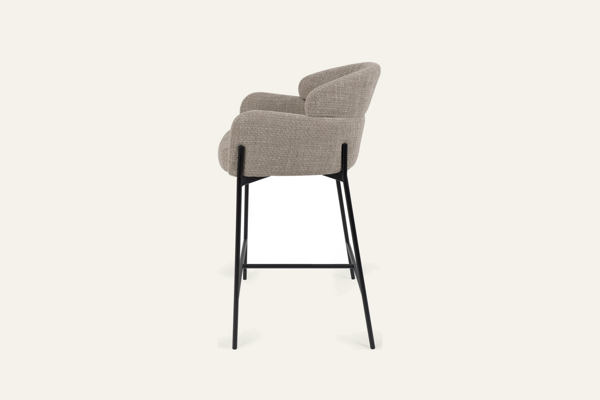 The Recco Counter Stool in taupe