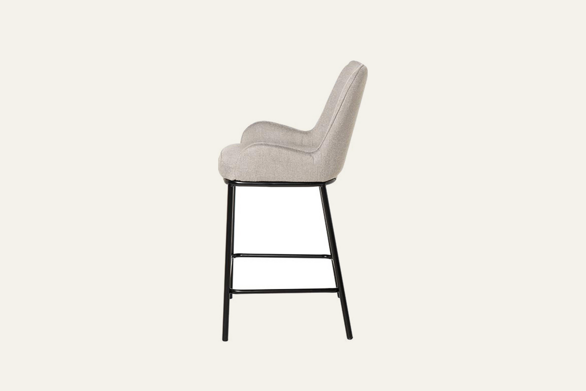 The Riomaggiore Counter Stool, side view