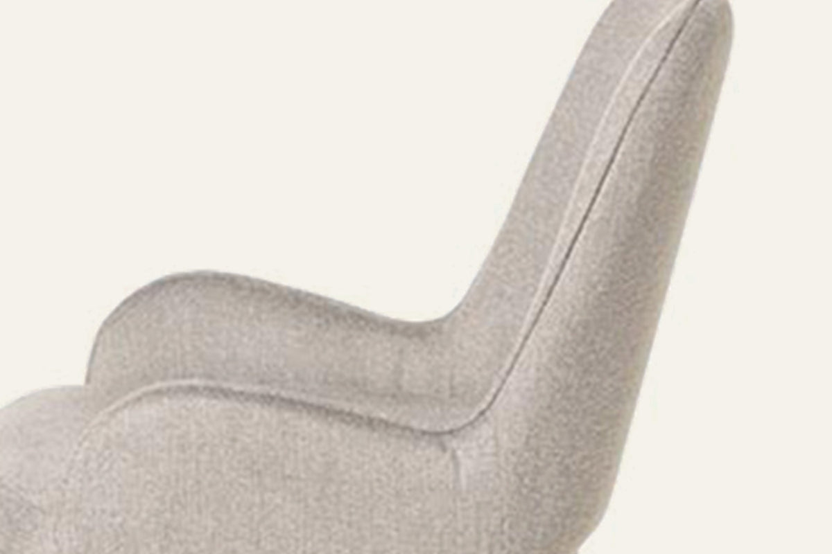 The Riomaggiore Counter Stool, close-up of the tailored back