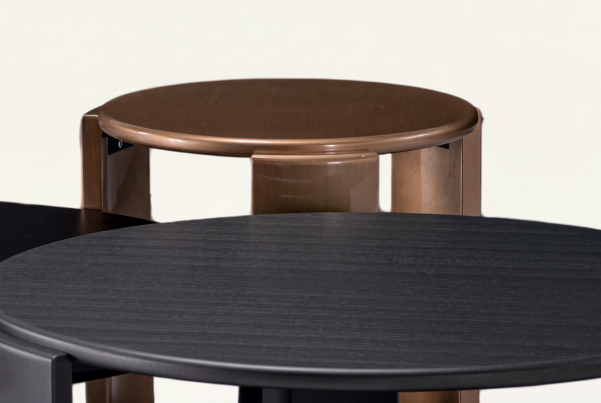 The Scilla Coffee Table Set, close-up of the finish