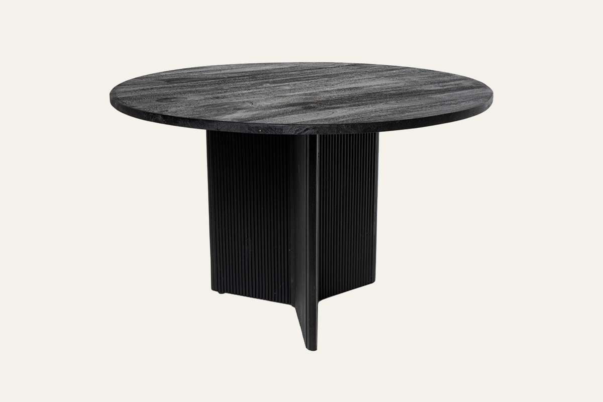 The Varese Round Dining Table, front view