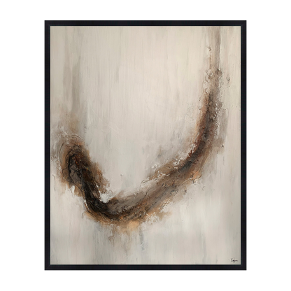 Lucente canvas artwork — Black