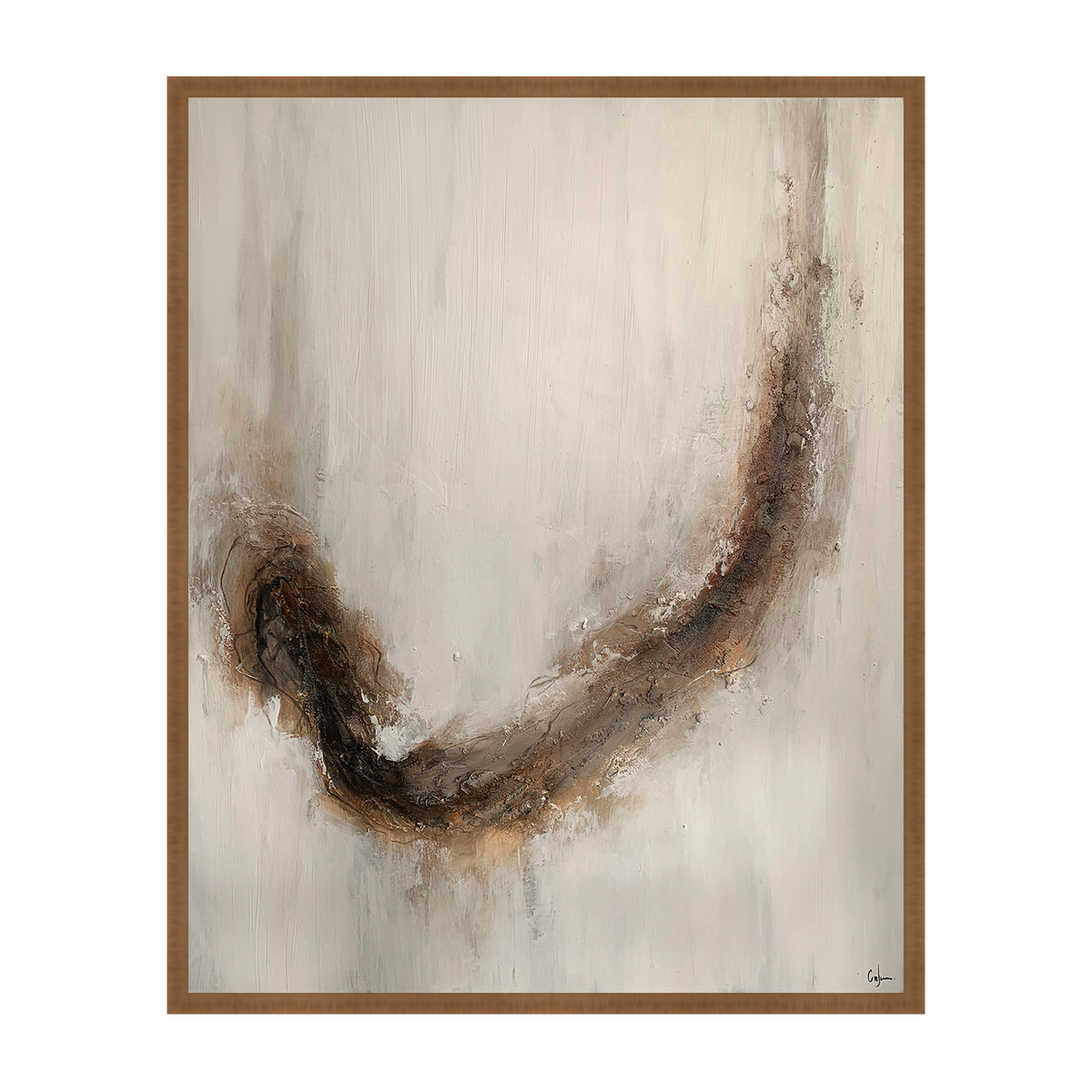 Lucente canvas artwork — Walnut