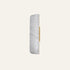 The Mensola alabaster wall light, L40cm in brass
