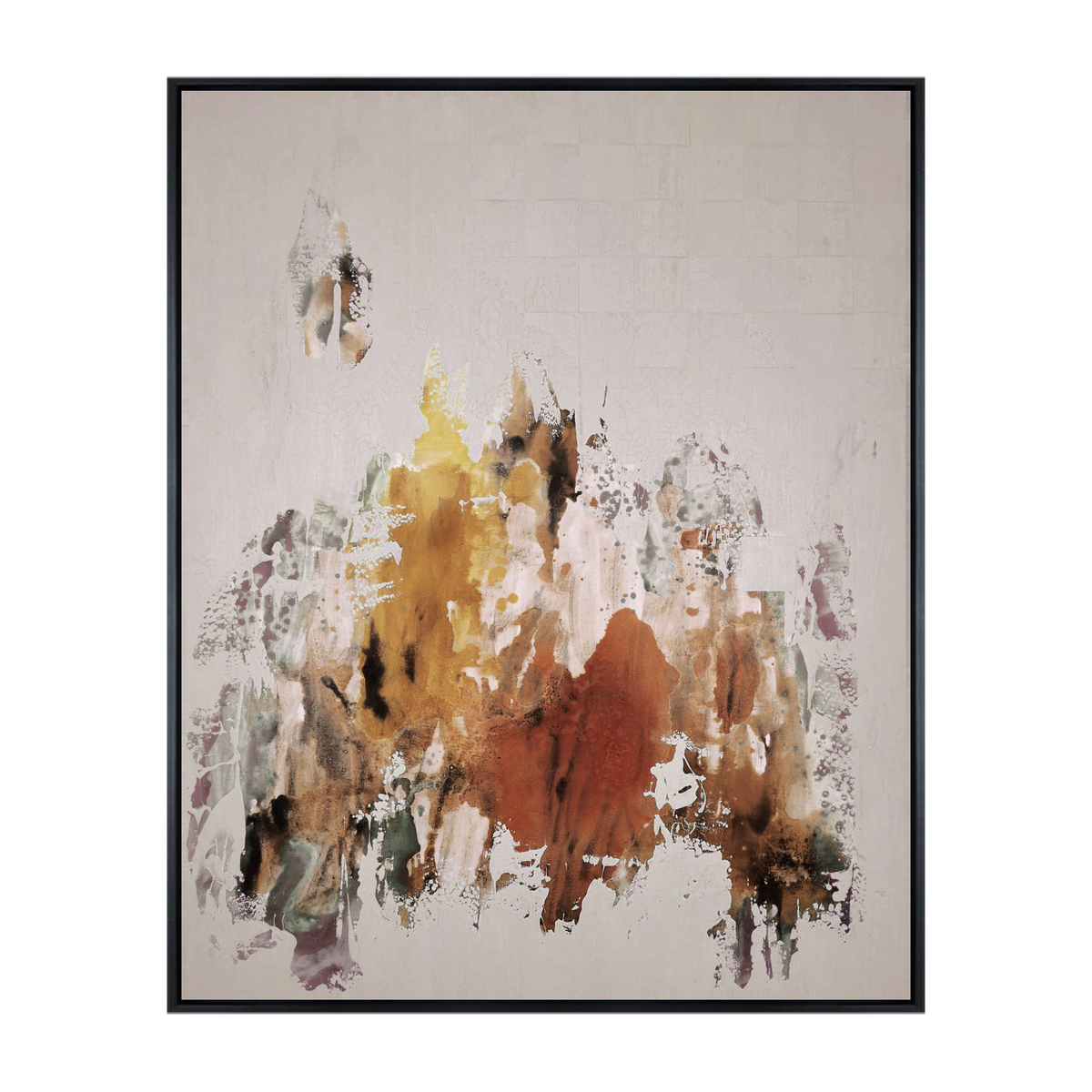 Murano Canvas Artwork — Black