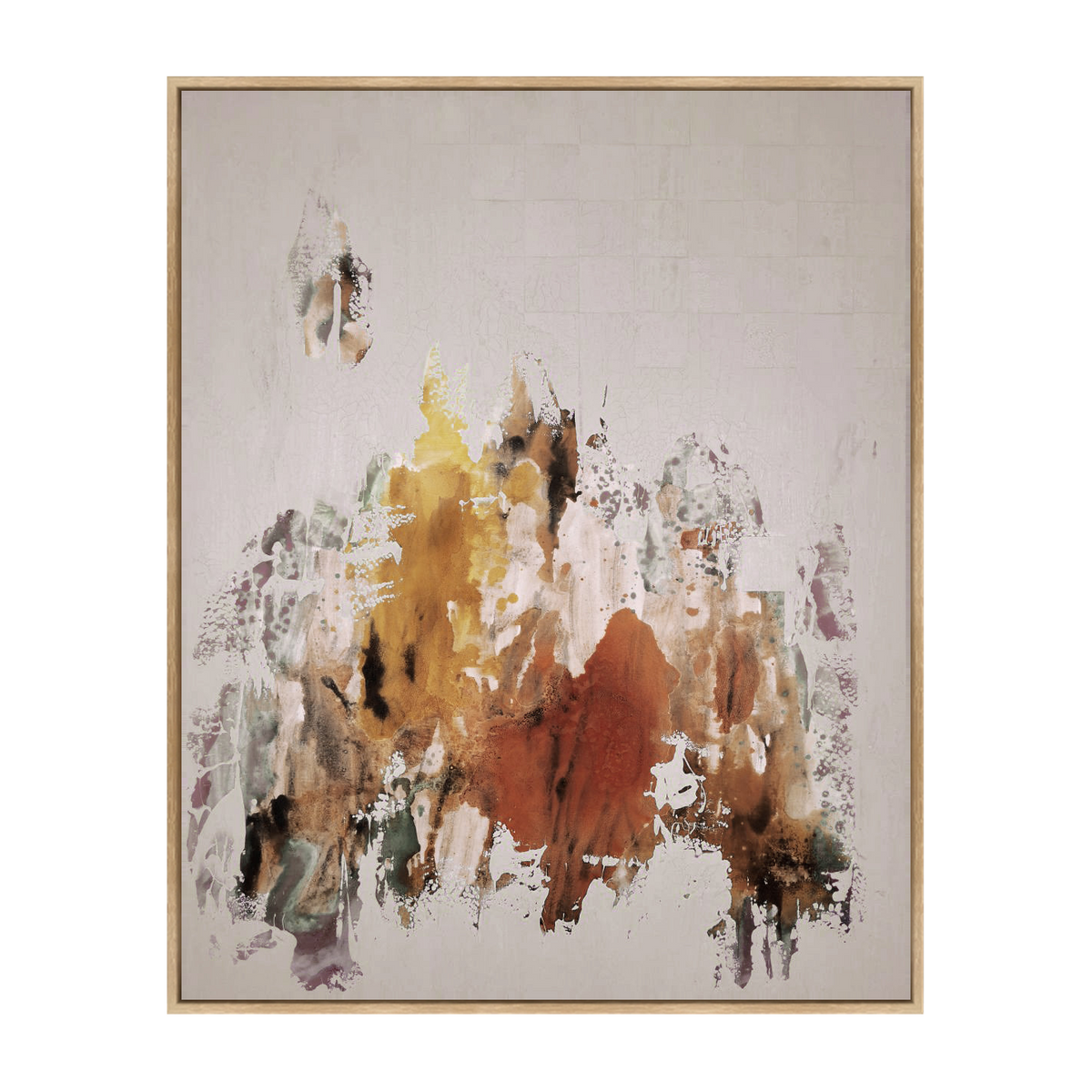 Murano Canvas Artwork — Oak