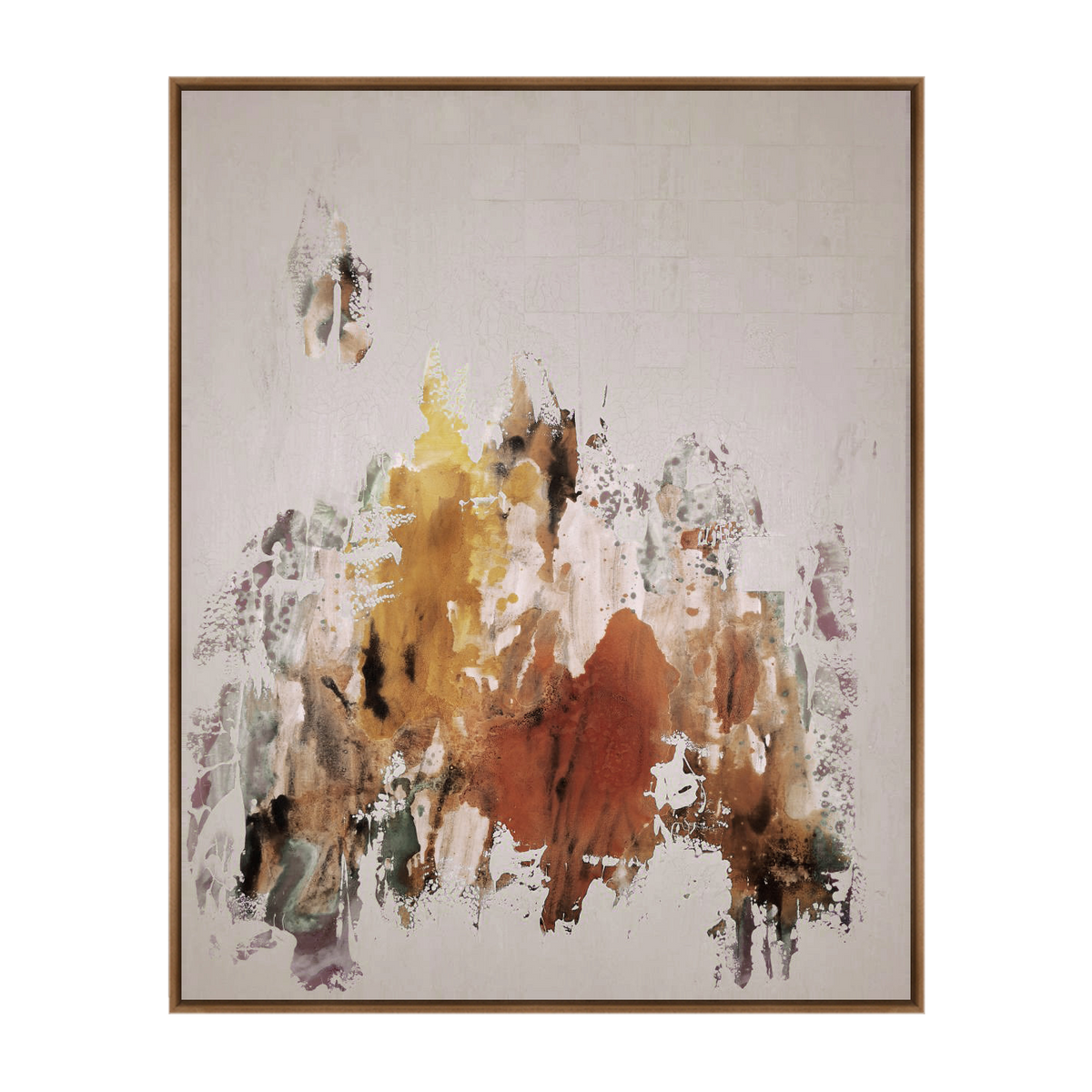 Murano Canvas Artwork — Walnut
