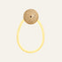 The Nastro travertine wall light, single loop