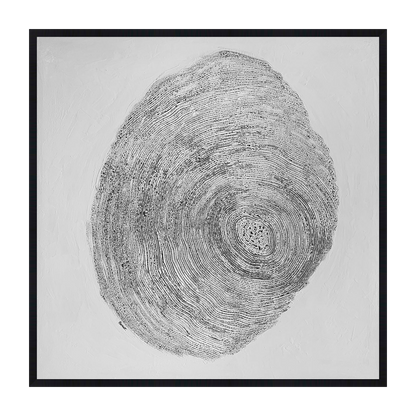 Notte canvas artwork — Black