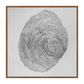 Notte canvas artwork — Walnut