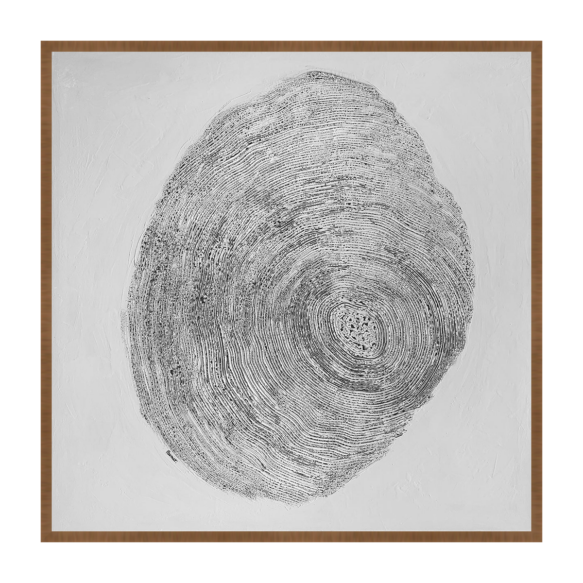 Notte canvas artwork — Walnut