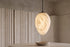 The Ovale Alabaster Pendant Light, lifestyle close-up