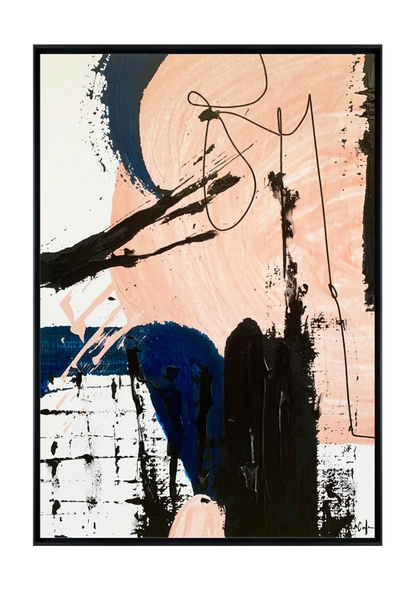 pendula 1 canvas artwork — Black