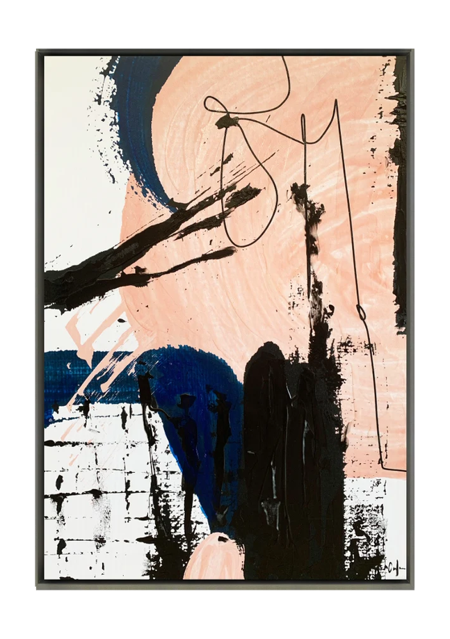 pendula 1 canvas artwork — Silver