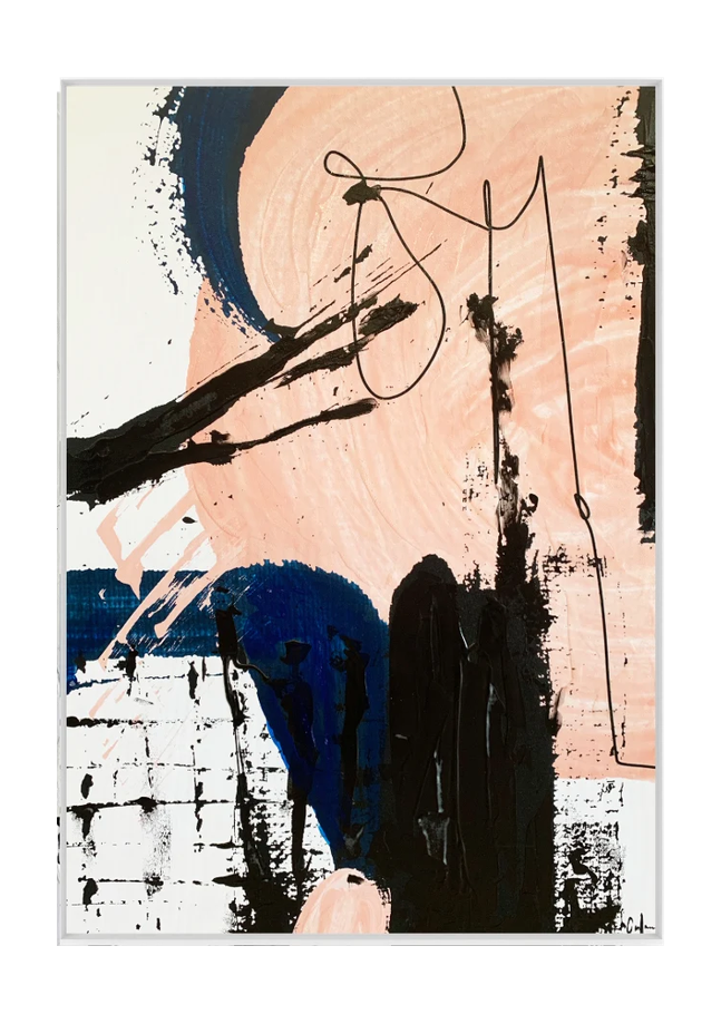 pendula 1 canvas artwork — White