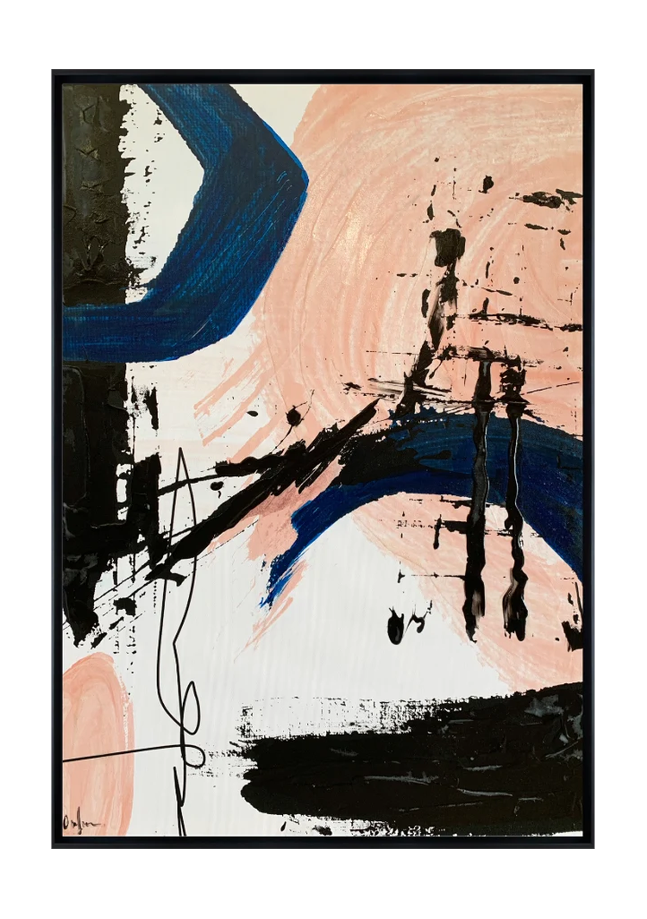 pendula 2 canvas artwork — Black