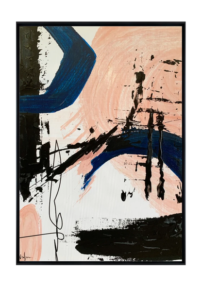pendula 2 canvas artwork — Black