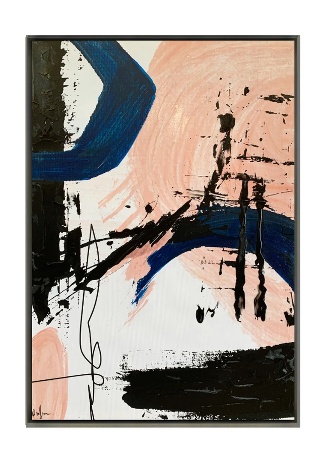 pendula 2 canvas artwork — Silver